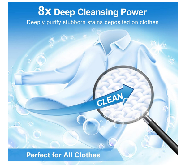 Binbata Laundry Detergent Sheets, 200 Loads Hypoallergenic Eco-Friendly