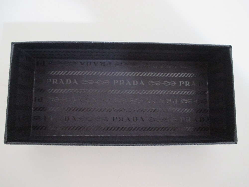 EMPTY PRADA BOX GLASSES BOX AUTHENTIC BLACK