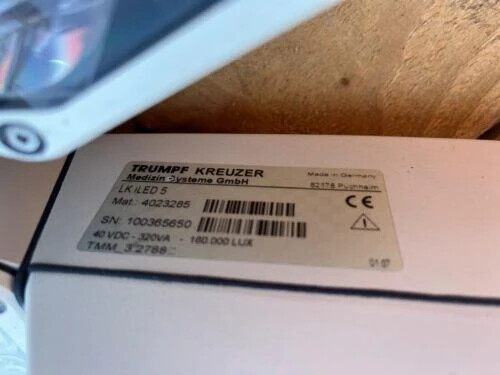 Trumpf 4023285 iLed 5 Surgical Lights