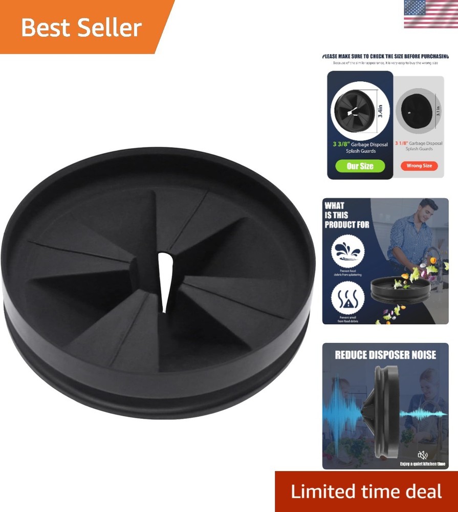 High-Performance Quiet Collar Sink Baffle 3 3/8" Replacement for InSinkErator