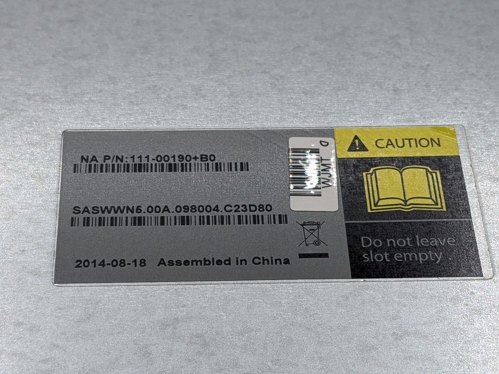 NetApp IOM6 111-00190+B0 SAS Storage Controller Ethernet Server Module