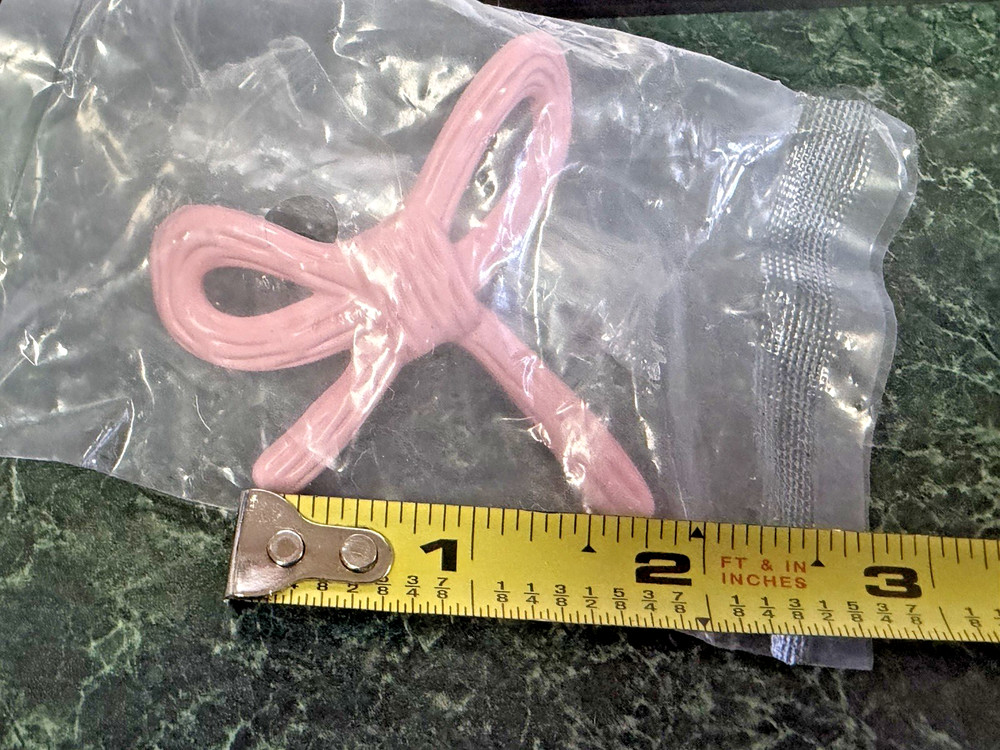 NEW Pink Bow Metal Drawer Knobs/Pulls with Screws~Package of 8 Pulls