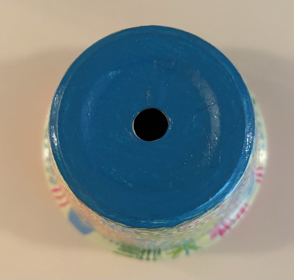 Hand Painted Flower Pot