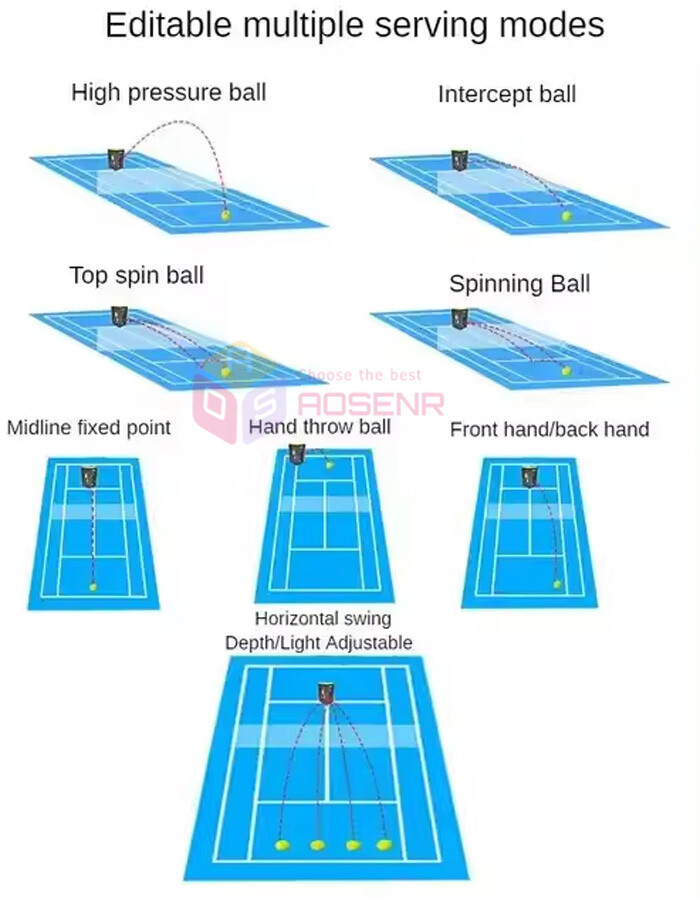 Practice Tennis Padel Ball Machine For Playing And Training APP Remote Control