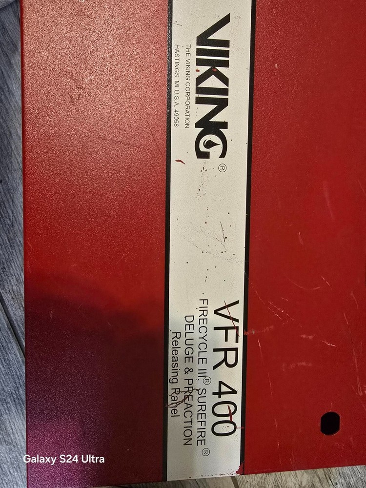 Viking VFR 400 Releasing Control Panel