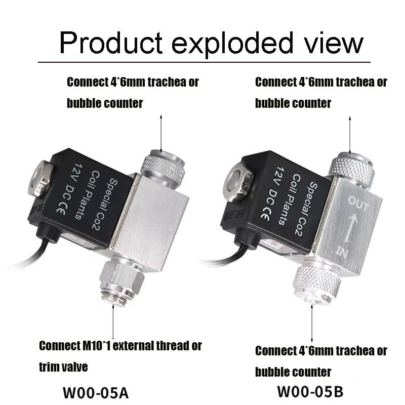 Aquarium Solenoid Valve Controller Quantity Co2 Aquarium Accessories DC12V