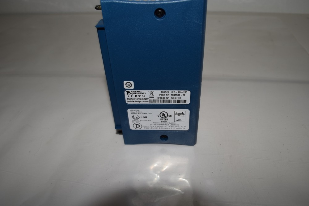 ^^ NATIONAL INSTRUMENTS MODEL CFP-AO-200 8-CH CURRENT OUTPUT (TRQ123)