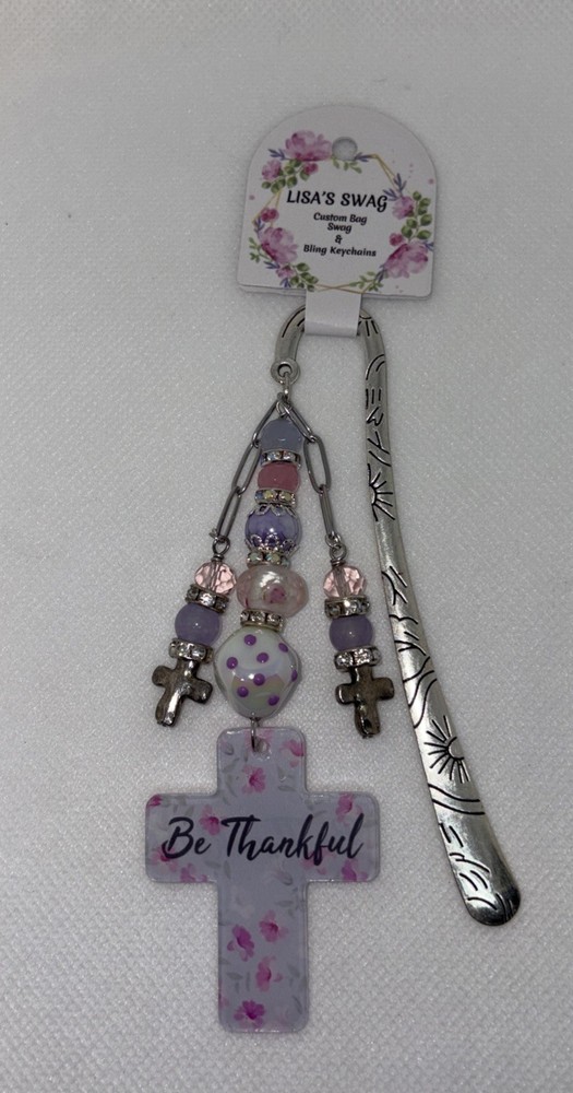 Handmade Christian Beaded Bling Bible Bookmark NWT