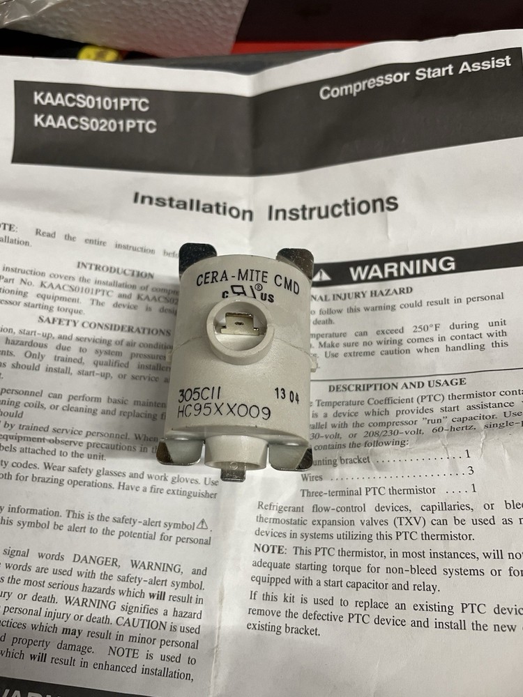 Compressor Start Assist