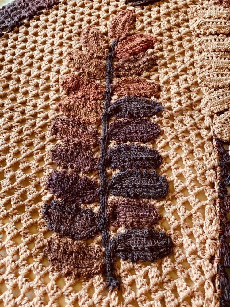 Soft Wool Hand-Knitted Shawl New