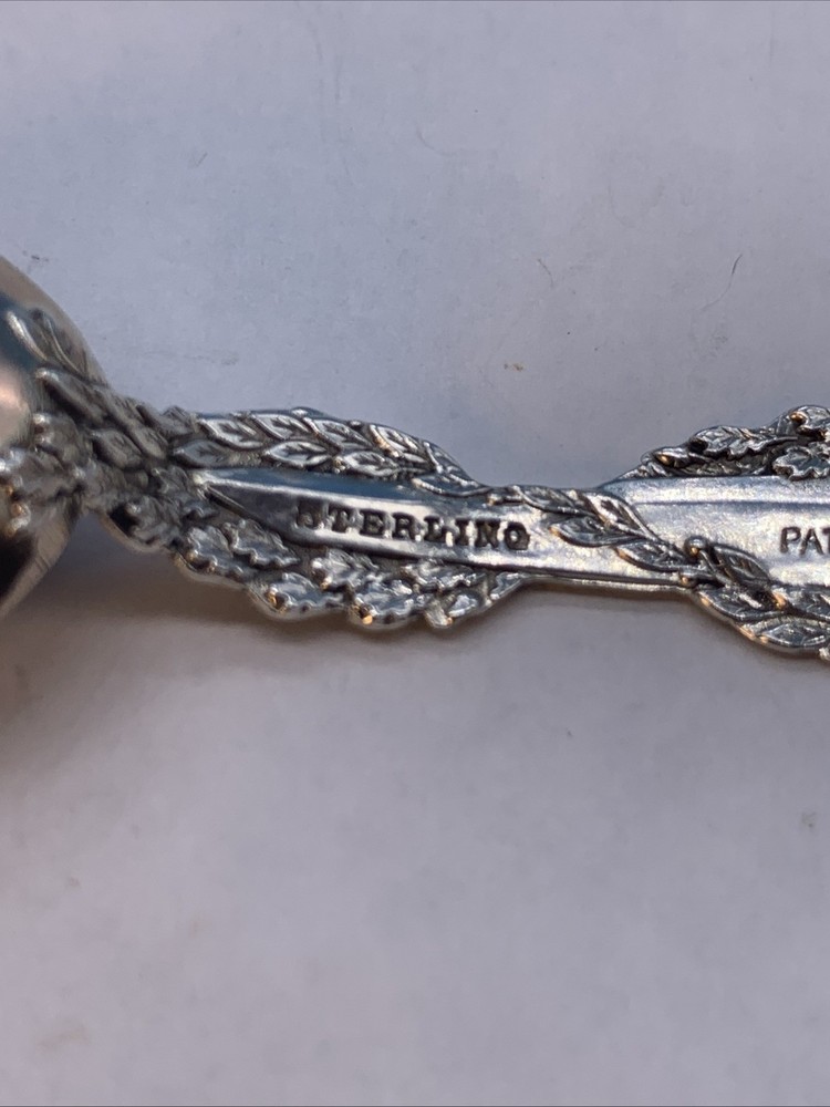 Antique Sterling Silver Washington Monument Souvenir Spoon