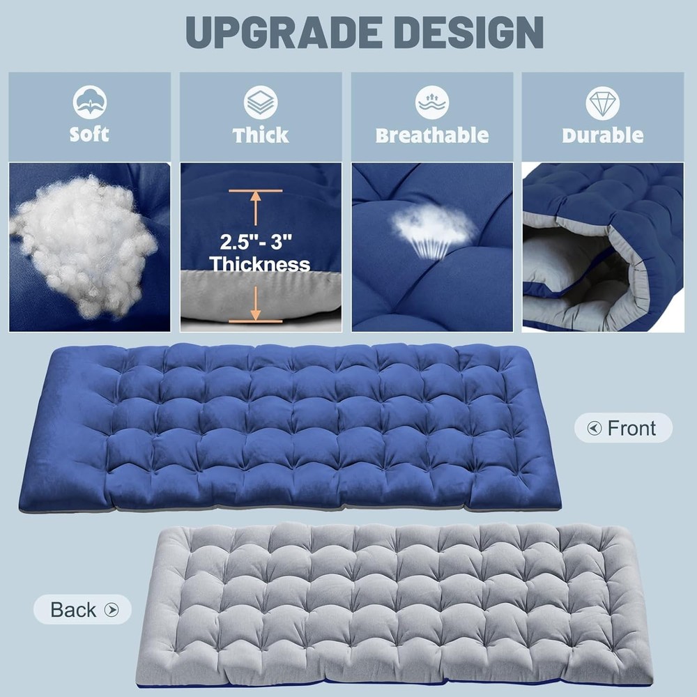 Portable Camp Bed with Padded Sleeping Surface