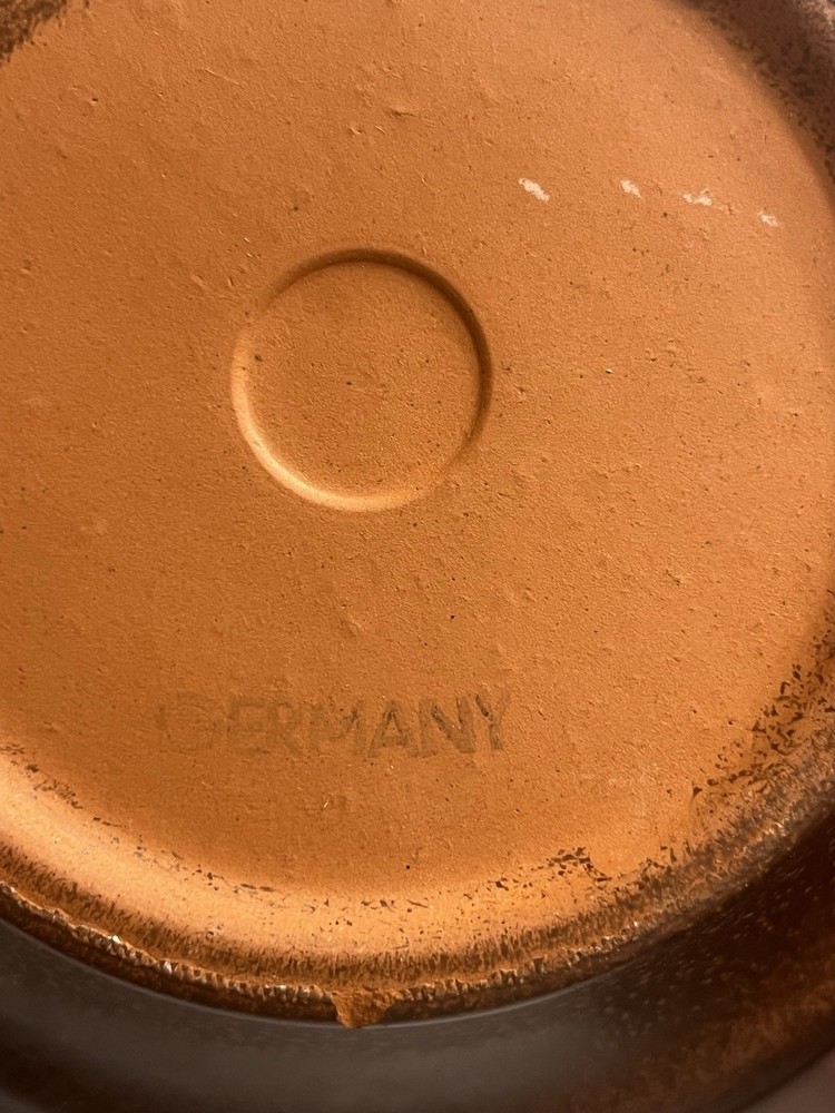 Germany Terracotta Ribbed 6” Bowl Planter