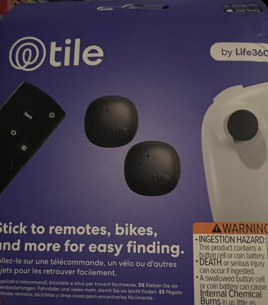Tile Sticker - Black - 2-Pack By Life360