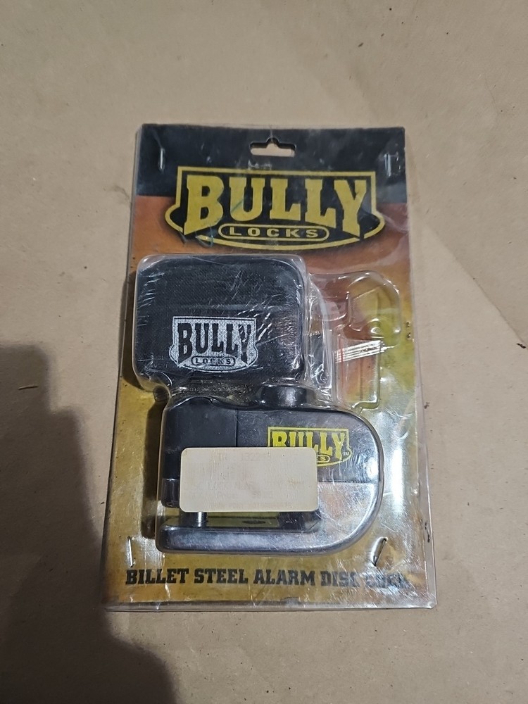 Bully Motorcycle Disc Lock With Alarm