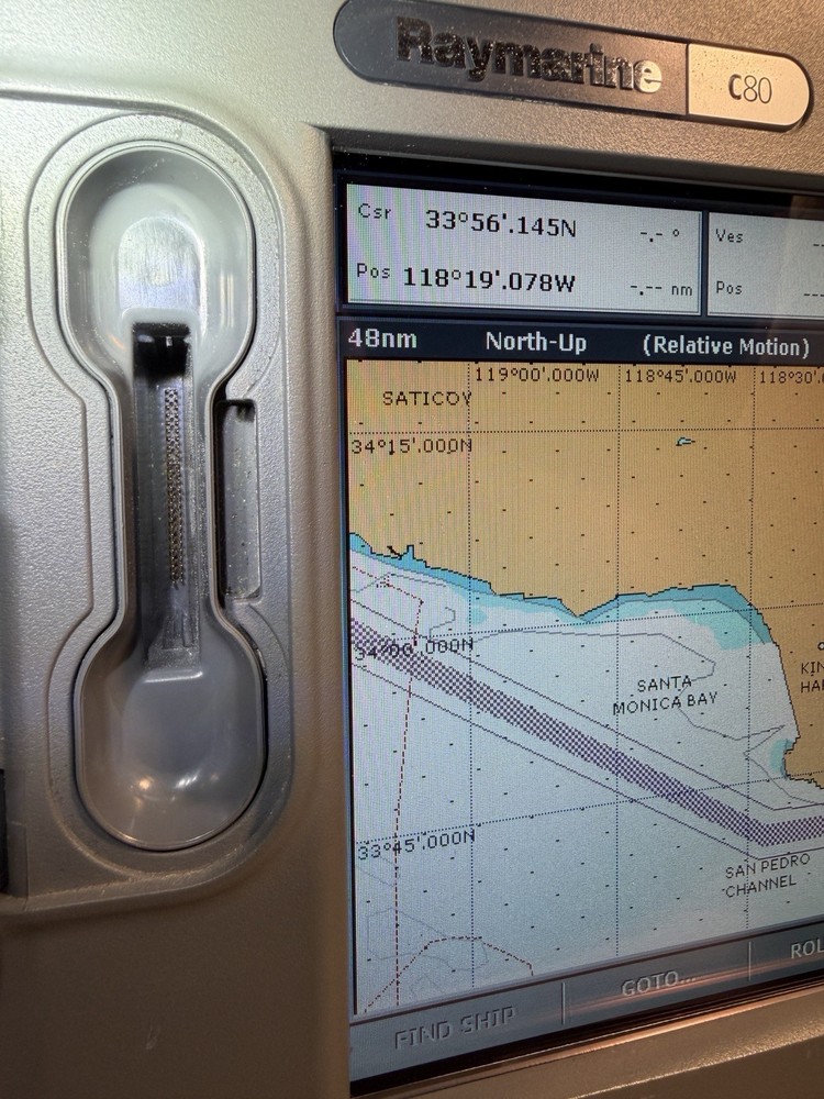 Raymarine C80 E02020 Color 8.4" Fishfinder Radar GPS Chartplotter MFD Display