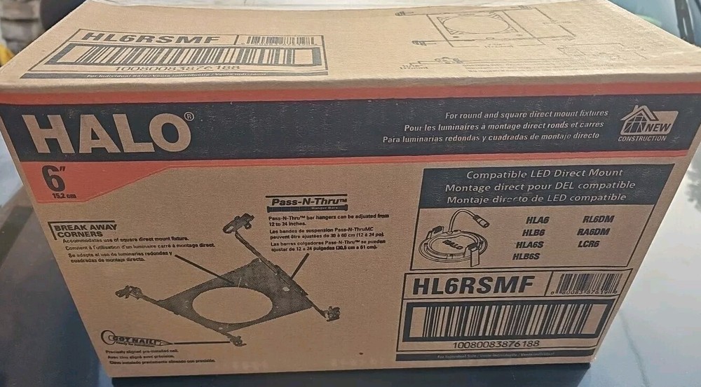 Recessed Lighting New Construction Can-less Mounting Frame (6 Pack)