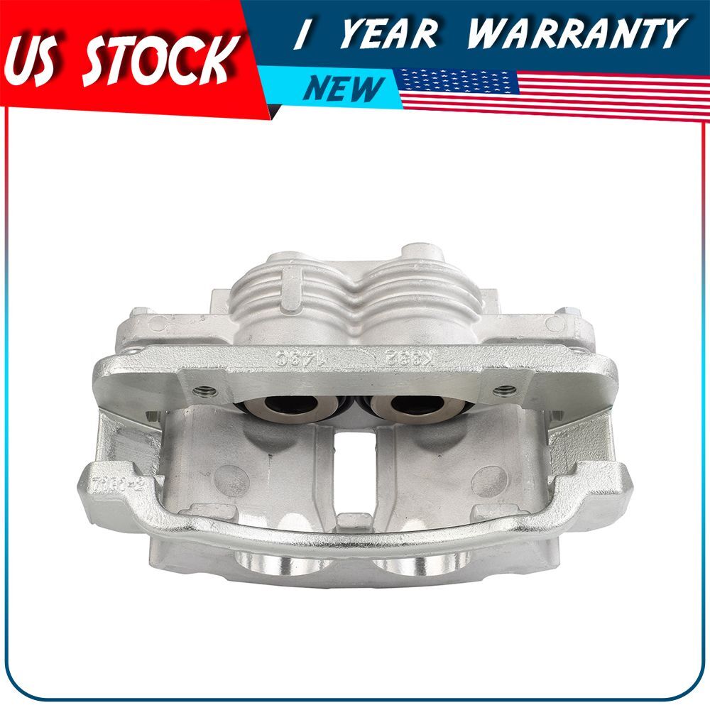 NEW Front Pair Brake Calipers w/ Bracket For 2003-2004 Ford Mustang Base GT