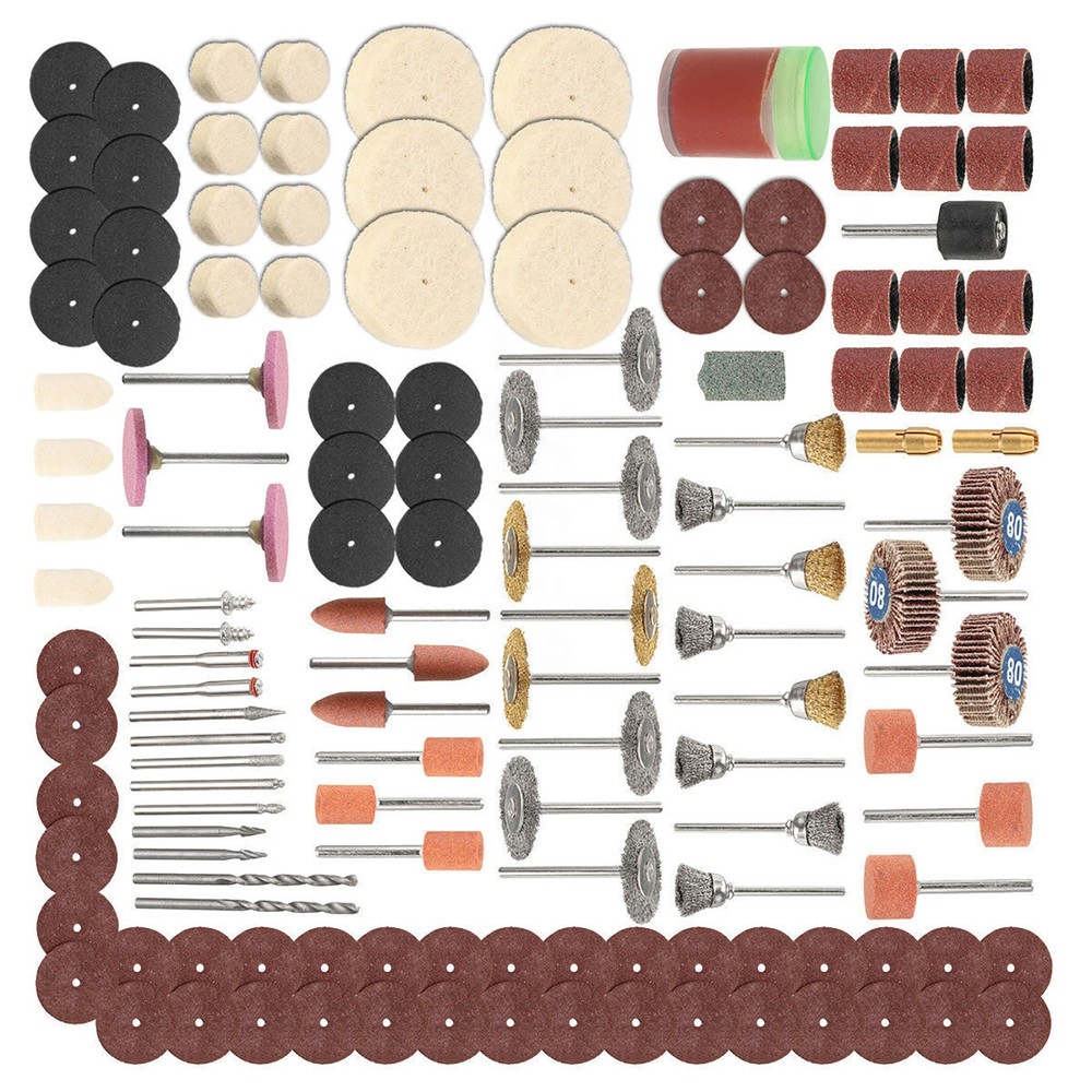 350pcs Grinding Sanding Polishing Accessory Kit Rotary Tool Set For Dremel