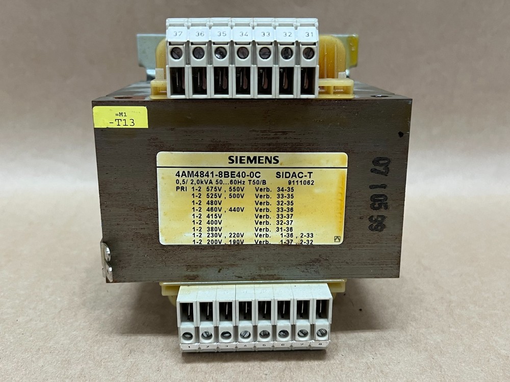 Siemens 4AM4841-8BE40-0C Power Transformer