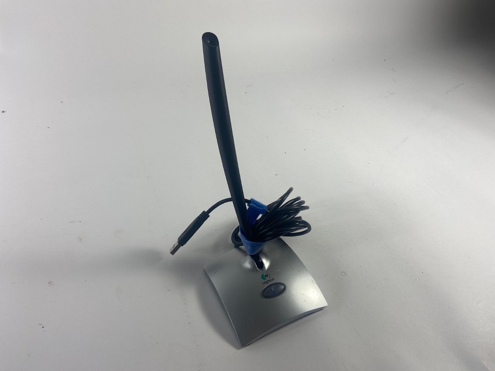 Logitech USB Desktop Microphone Black Silver PC Laptop Recording Mic