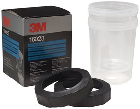 3M PPS Paint Large Cups & Collars, 2 Boxes MMM-16023