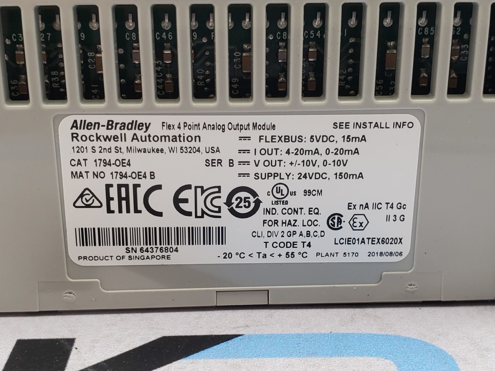 Allen Bradley 1794-OE4 Flex I/O Analog Output Module