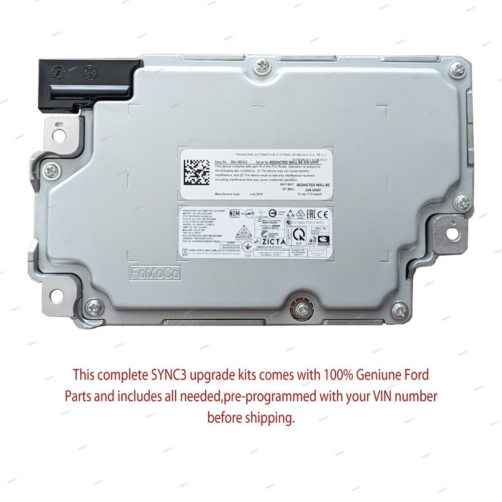 Sync 3 Apim Genuine Ford Oem Navigation 3.4 Latest Maps Free Programming NEW