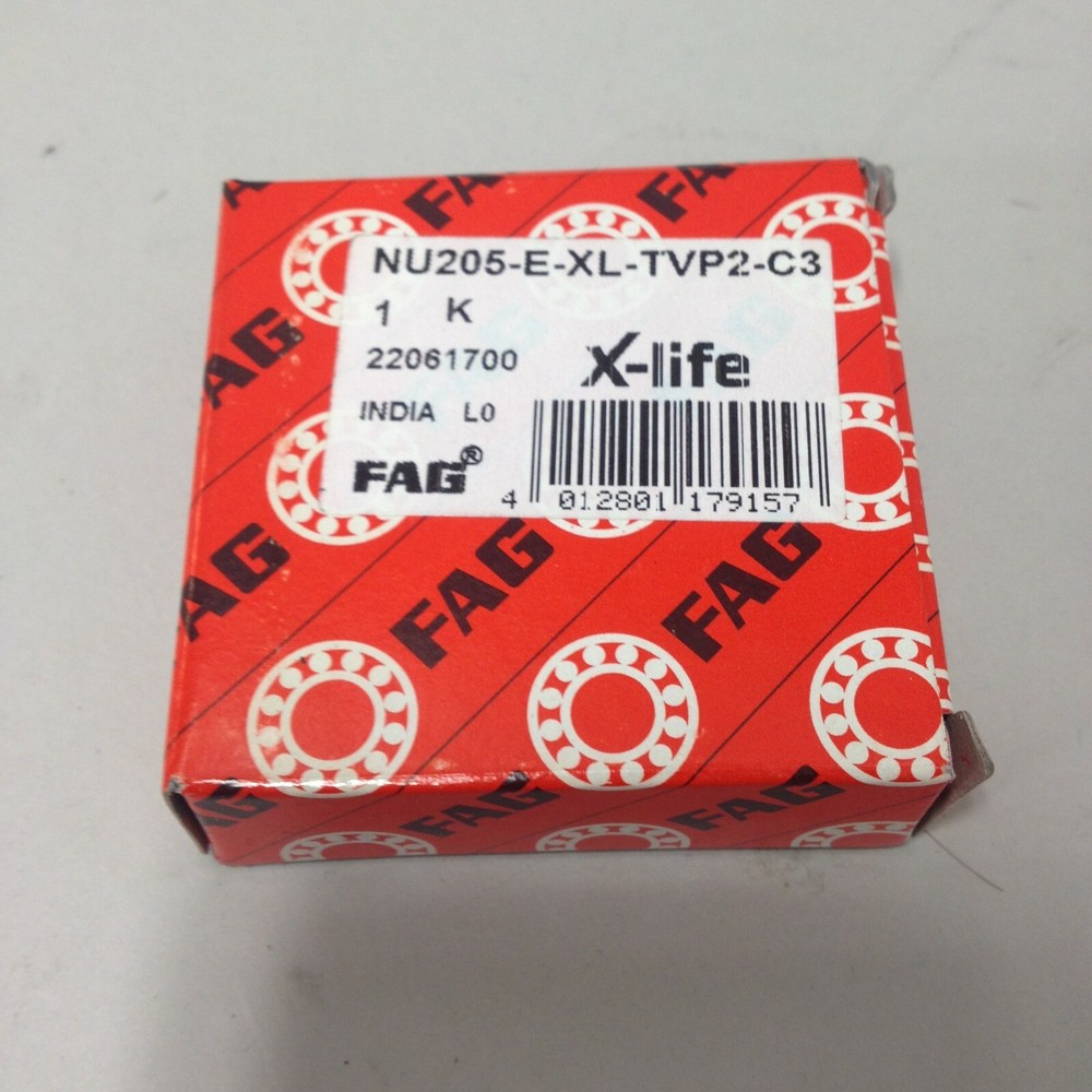 FAG Cylindrical Roller Bearing w/ removable inner ring NU205-E-XL-TVP2-C3