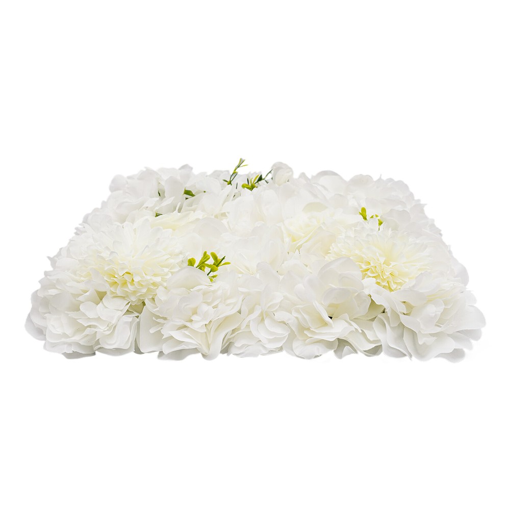 12PC Artificial Flower Wall Panel Wedding Backdrop Event Party Flower Wall Panel