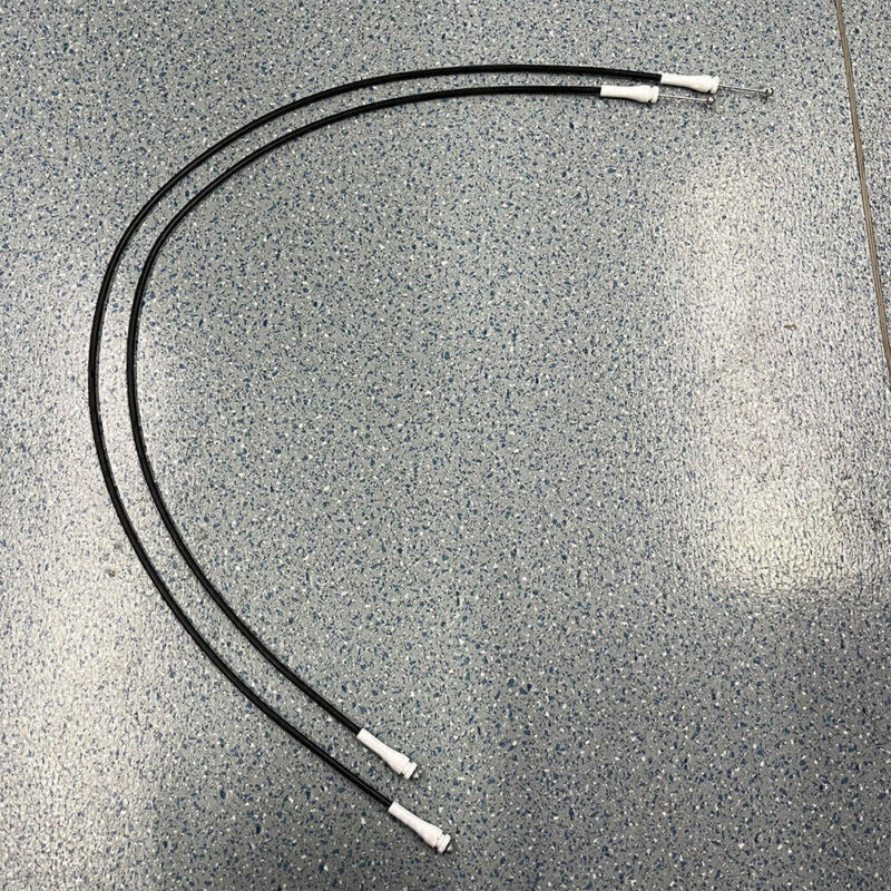 Rear Left Cargo Door Upper+Lower Latch Release Cable for Ford E150 250 350 450