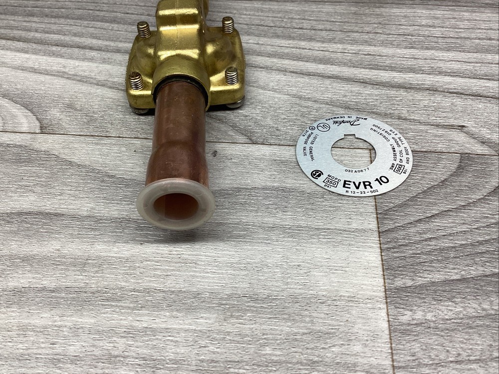 MISSING TOP Danfoss 032F1168 EVR 10 Sweat Refrigeration Solenoid Valve #808FF290