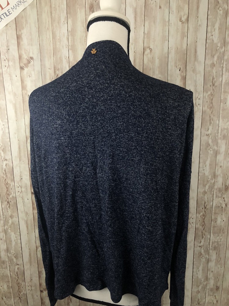 Bonobo Cardigan Womens Extra Large Sweater Open Front Blue Pullover N125