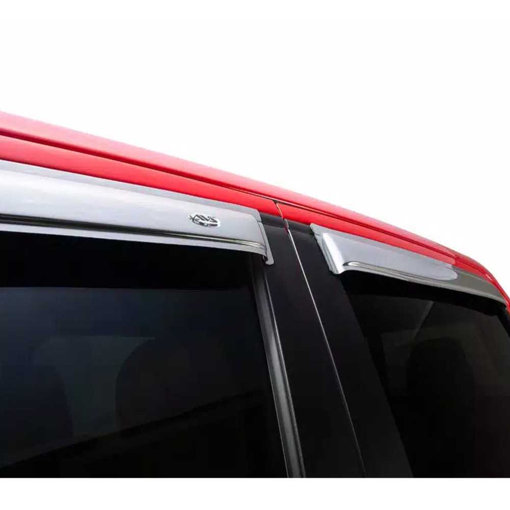 AVS Ventvisor Front & Rear Chromed Plastic Window Deflectors for Ram 2500 3500