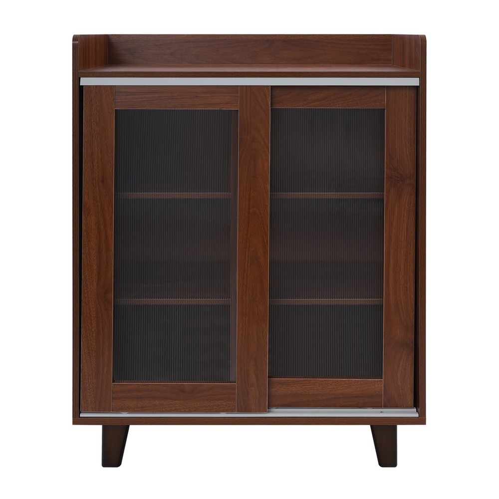 3-Tier Sideboard Cabinet Kitchen Storage Organizer Floor Standing Storage Holder