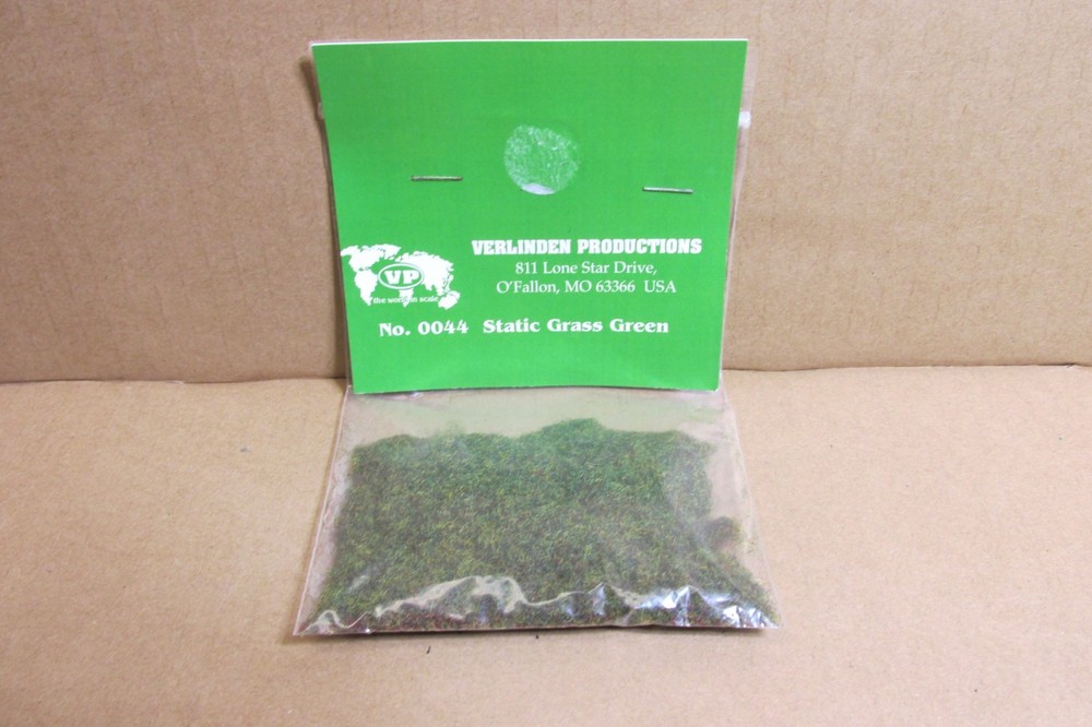 NEW VERLINDEN STATIC GRASS GREEN #0044