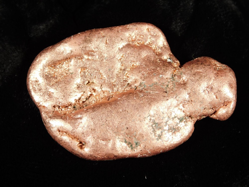 Heavy Solid 100% Natural COPPER NUGGET or Native Copper Float Michigan 108gr
