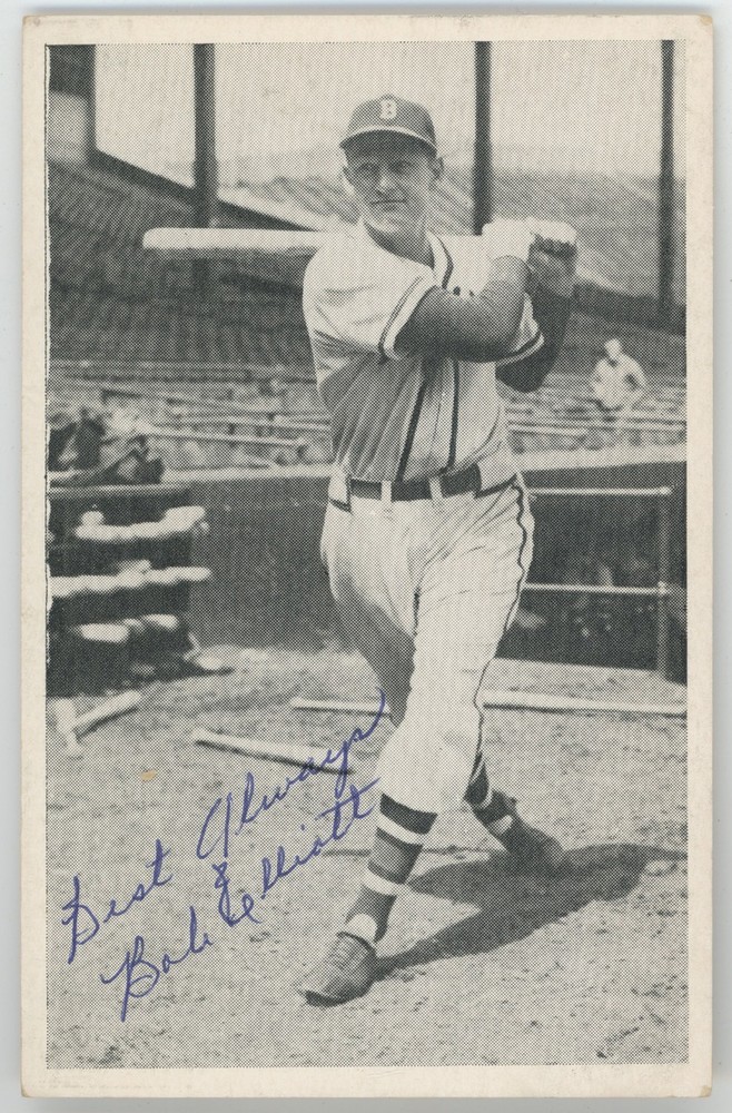 Elliott, Bob Signed Postcard 9.5 710135