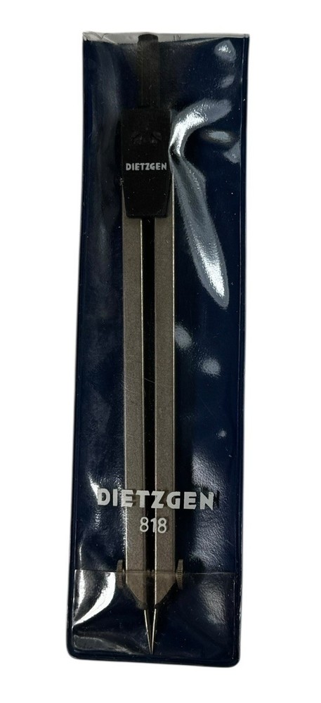 Vintage Dietzgen 818 Engineering Drafting Dividers Germany Very Good Condition