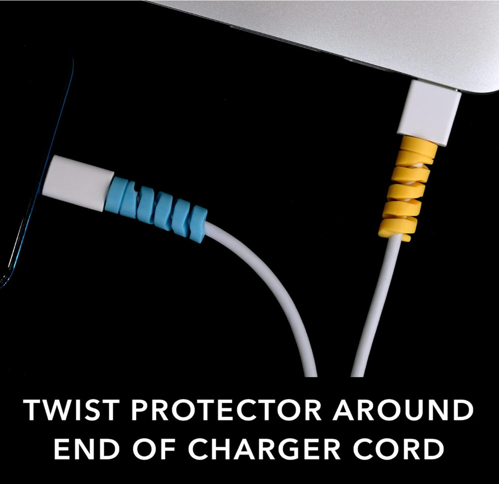 Artefact Cable Protector 20pack - Cord Protector - Cord Saver - Stocking Stuffer