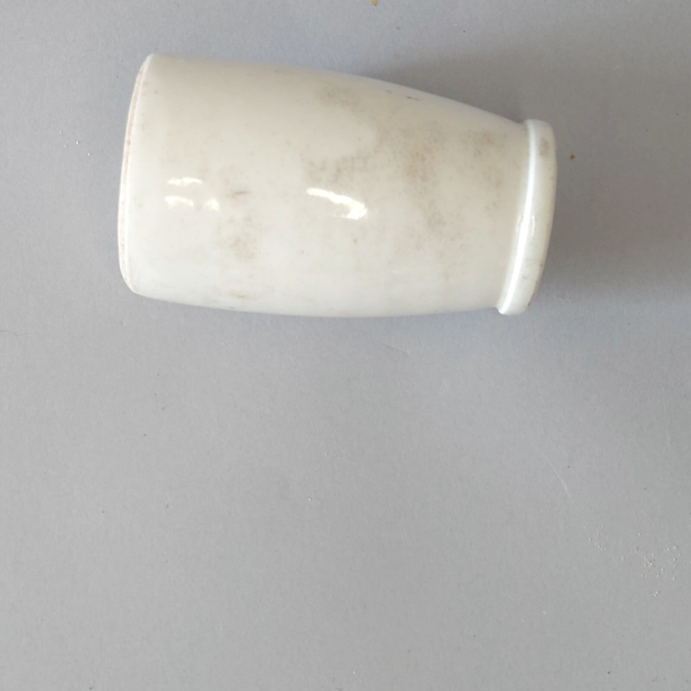 Victorian Ironstone Small Pot Bottle, Glazed H 8.5 Cm