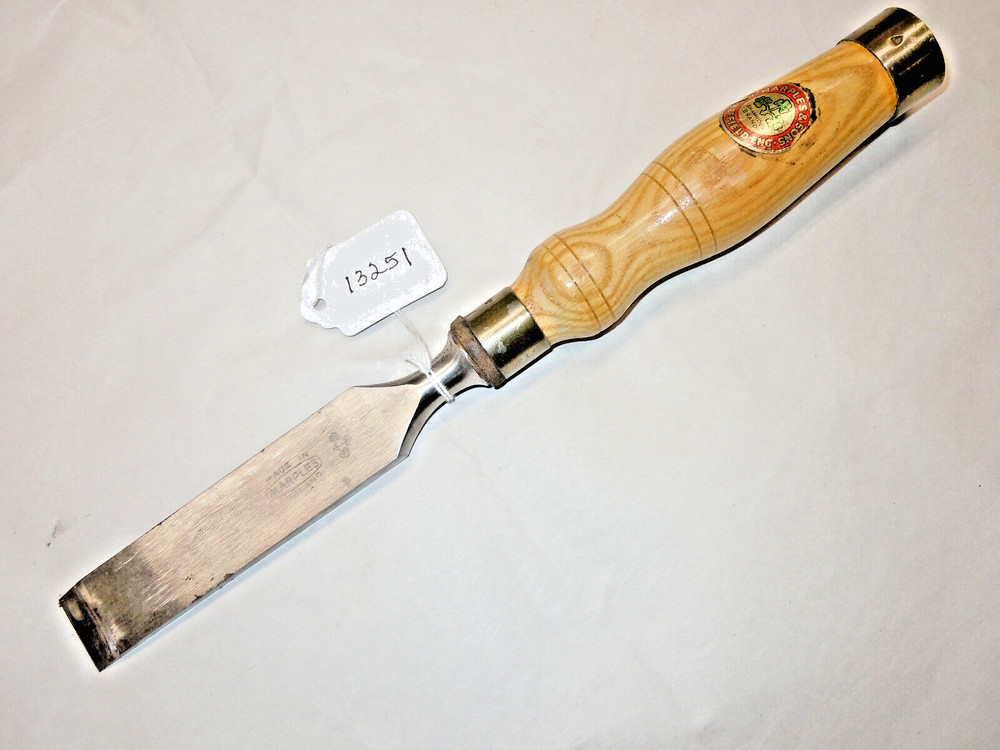Chisel, MARPLES Vintage 1" Wide Cut Woodworkers Chisel, England