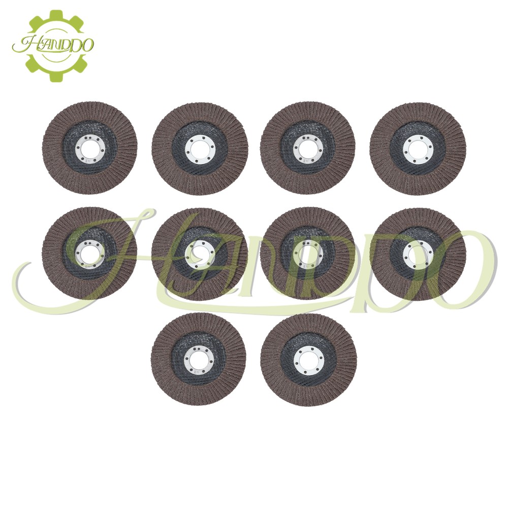 10PCS Flap Disc 4.5" × 7/8" 40 Grit Grinder Sanding Grinding Wheels