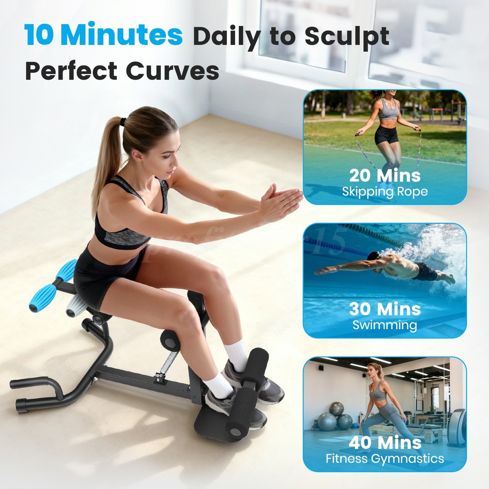 Deep Squat Training Machine Adjustable Resistance Foam Rollers Compact Workout