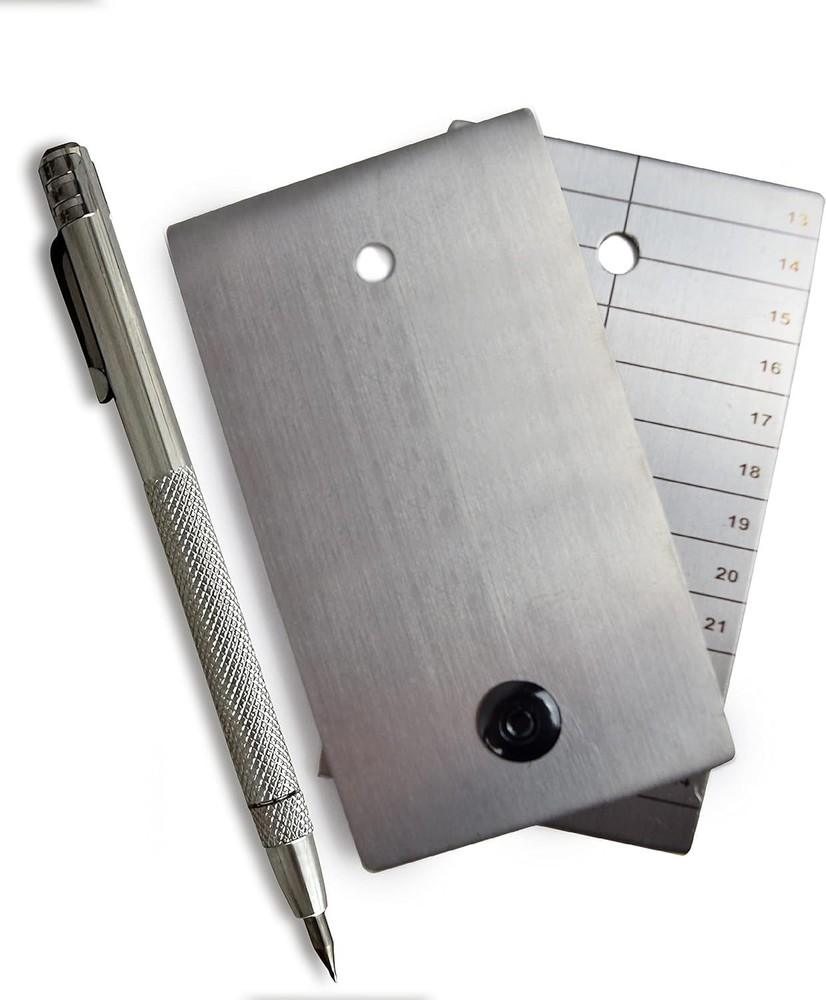 Discreet Titanium Seed Phrase Plates for Ultimate Crypto Security - 2 Plate Set