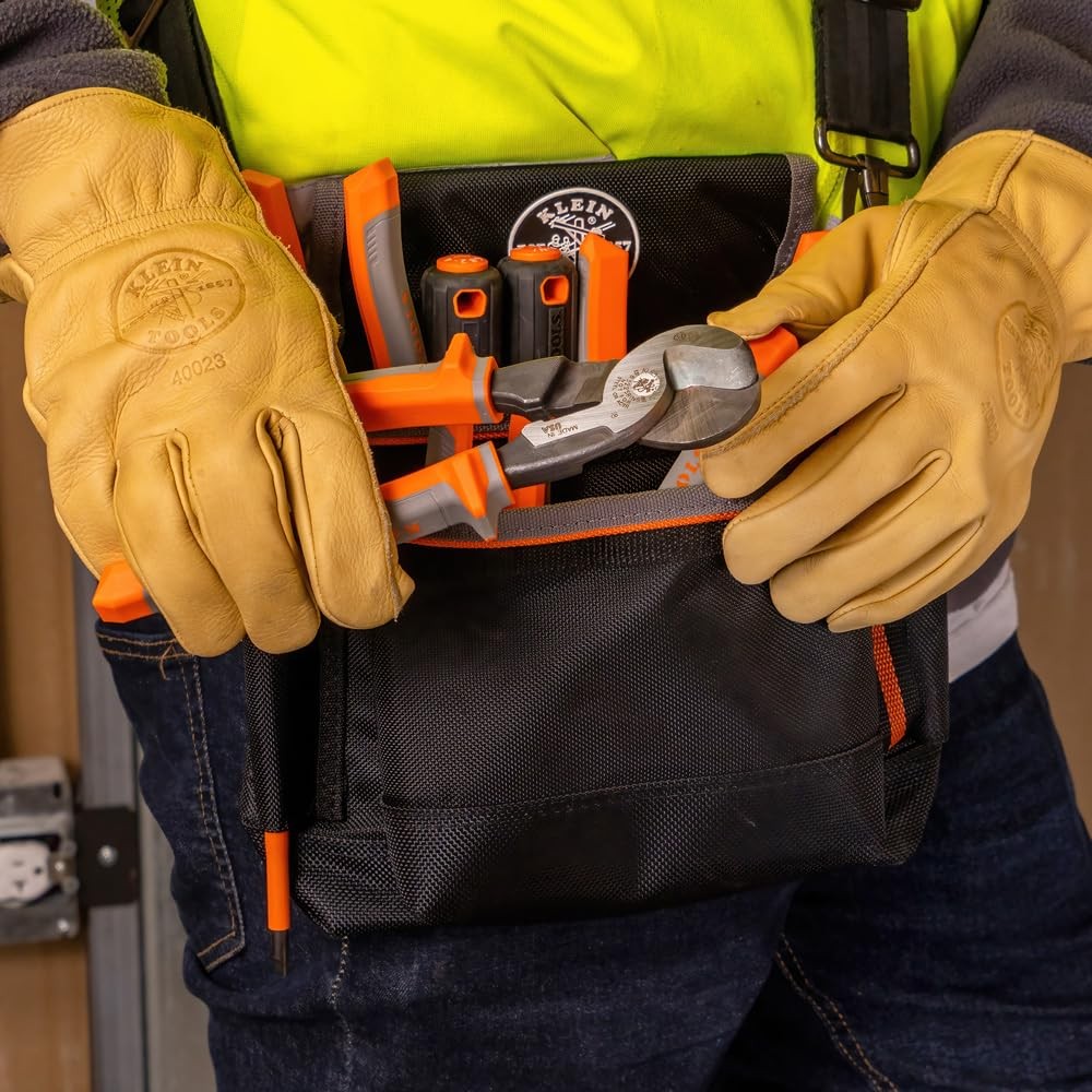 Klein Tools Insulated High Leverage Cable Cutter For Aluminum Copper 100 Pair...