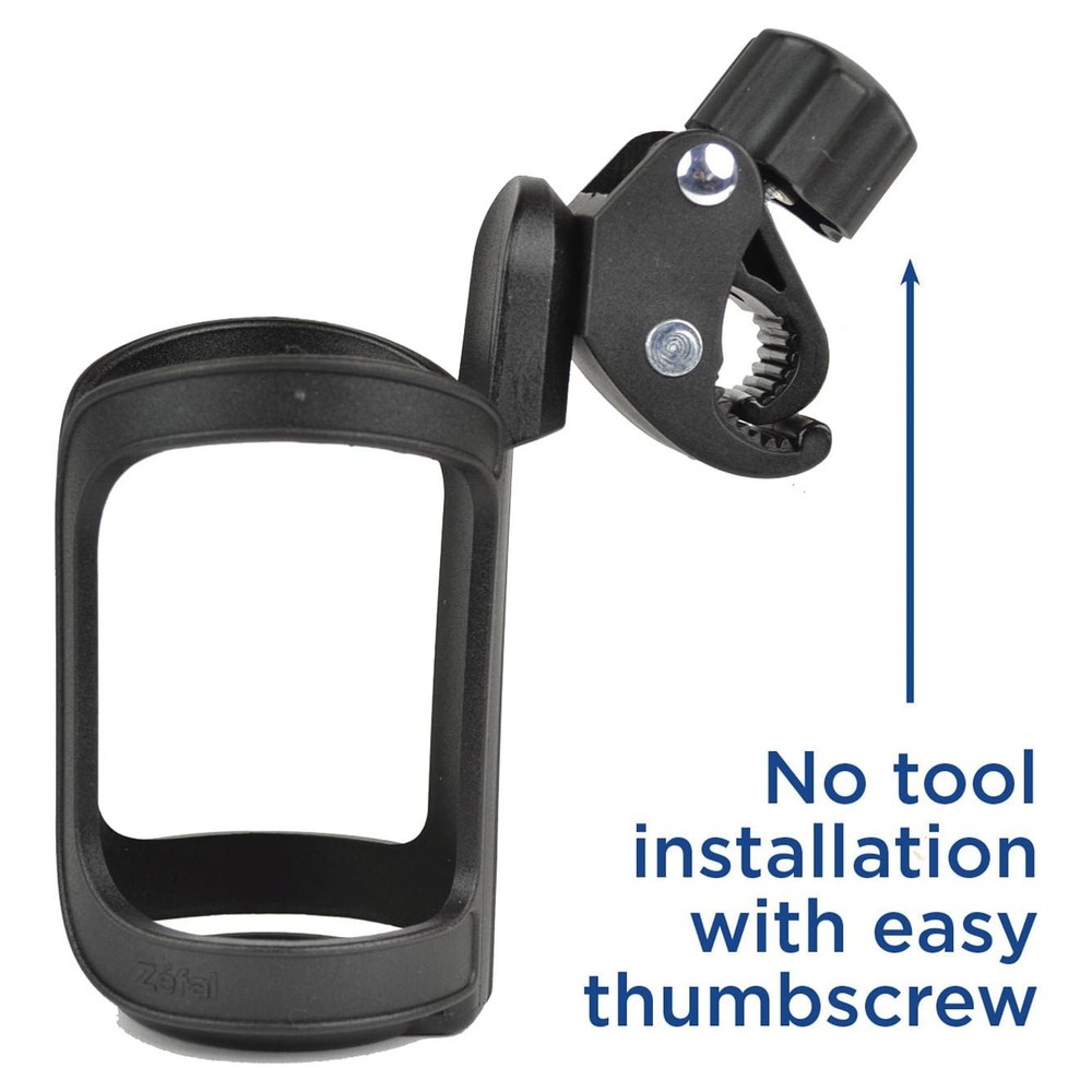 Pulse Handlebar Bike Bottle Cage (Easy Install, Black)
