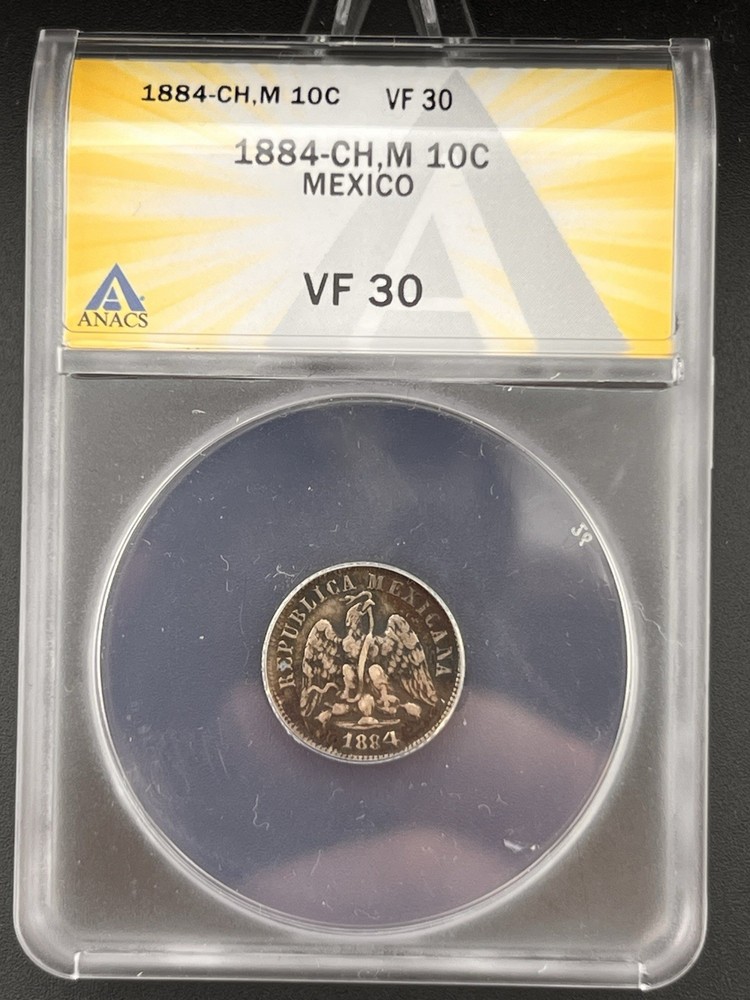 1884-CH.M 10 C VF 30 Mexico