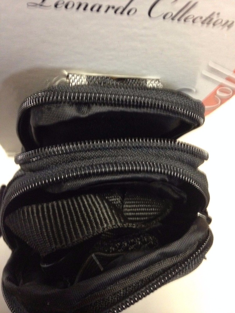 Leonardo Collection Black Camera Pouch New in original packaging!