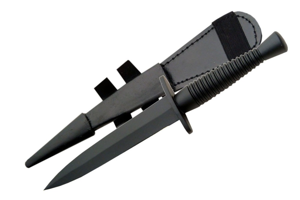 WWII British Royal Commando Dagger Knife w/ Sheath - NEW Replica